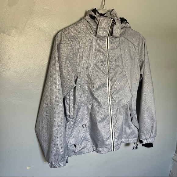 The Pulse Women’s Men’s Unisex Ski Snow Winter Jacket Grey White Small Medium - Picture 4 of 14